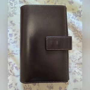 MAED IN THE UK Elegant Brown Leather Men's Wallet